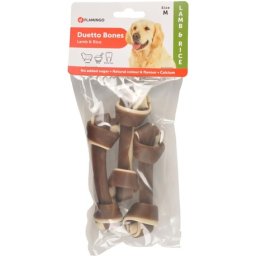 Flaminfo Snack Duo Lamb - bárányos csomó kutyáknak (3 db | 12 cm)
