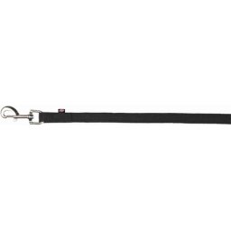 Trixie Tracking Leash Flat Strap - Lapos követőpóráz pamutból (15 m; 20 mm; Fekete)