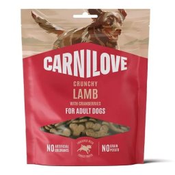 CarniLove Dog Crunchy Snack báránnyal és vörösáfonyával (3 tasak | 3 x 200 g) 600gr