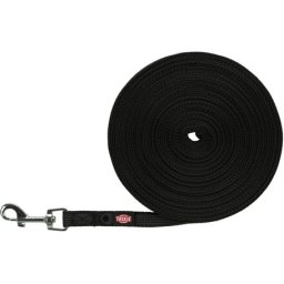 Trixie Tracking Leash - gumis követőpóráz (10 m / 15 mm | Fekete)