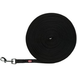 Trixie Tracking Leash - gumis követőpóráz (15 m / 15 mm | Fekete)