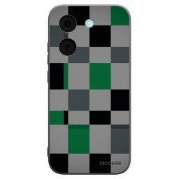 Fekete szilikon tok az alábbi mobiltelefonokra Xiaomi Poco X8 Pro - Block Grid