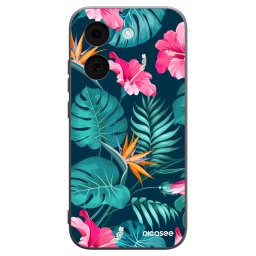 Fekete szilikon tok az alábbi mobiltelefonokra Xiaomi Poco X8 Pro - Pink Monstera