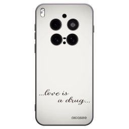 Fekete szilikon tok az alábbi mobiltelefonokra Vivo X300 Pro - Love is a drug
