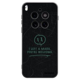 Fekete szilikon tok az alábbi mobiltelefonokra Vivo X300 Pro - LEFT A MARK