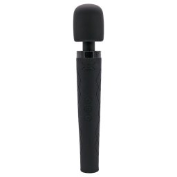 Pixey Deluxe Black Velvet - wand vibrátor L (fekete)