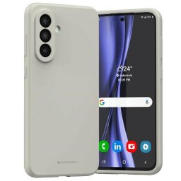 Mercury Silicone tok Samsung Galaxy A56 - világosszürke