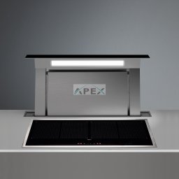 Falmec DOWN DRAFT 120 cm pultba építhető páraelszívó, fekete (motor nélkül)