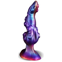 Anál plug Szilikon texturált felület 19 cm fekete