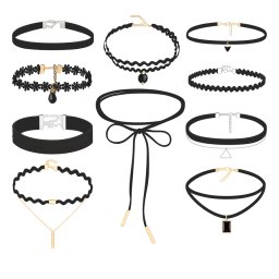 10 db-os choker nyaklánc szett