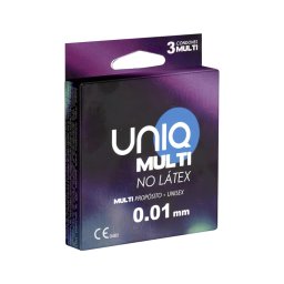 Uniq - latexmentes óvszer (3 db)