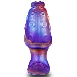 Anl plug texturlt fellet 10 cm szilikon szles alappal