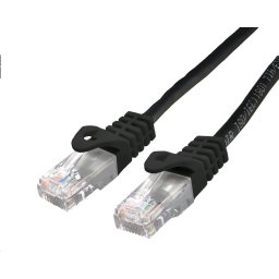 C-TECH Patchkábel Cat6, UTP, fekete, 0,25m