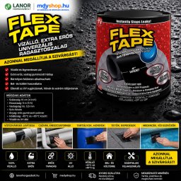 Flex Tape vízálló, extra erős univerzális ragasztószalag 10 cm