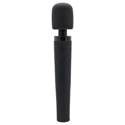 Pixey Deluxe Black Velvet - wand vibrátor M (fekete)