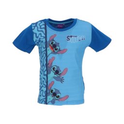 Disney Lilo és Stitch, A csillagkutya Loving Look Blue gyerek rövid póló, felső 8 év / 128 cm