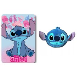 Disney Lilo és Stitch, A csillagkutya Paradise Smile polár takaró és forma párna szett
