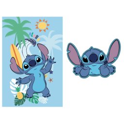 Disney Lilo és Stitch, A csillagkutya Summer Belly polár takaró és forma párna szett
