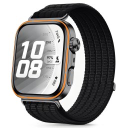 Tech-Protect Huawei Watch Fit 5 / 5 Pro / 4 / 4 Pro / 3 nylon szíj, fekete