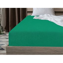 Frottír gumis lepedő PREMIUM mentás 140x200 cm