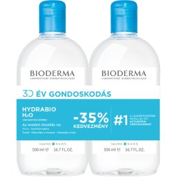 Bioderma Hydrabio H2O arc- és sminklemosó 500ml+500ml duo pack