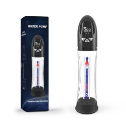 Passion Pump Pniszpumpa jratlthet, Vzll, LCD kijelz 31,6 cm fekete