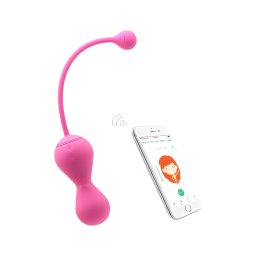 Magic Motion Kegel Master - App-vezérelt vibrációs gésagolyó (pink)
