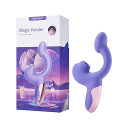 Magic Motion Magic Ponder - 2in1 csiklókaros vibrátor (lila)