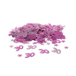 Konfetti, metál pink, 30-as, 14 g/csomag