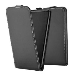 Flip tok szilikon belsővel Xiaomi Redmi Note 11/11S, fekete
