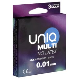 Uniq - latexmentes óvszer (3 db)