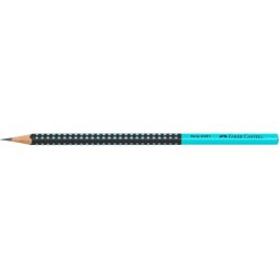 Grafitceruza HB, Grip 2001 Faber-Castell kéttónusú fekete-türkiz