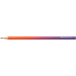 Grafitceruza B, háromszögletű színátmenetes Faber-Castell piros-lila test