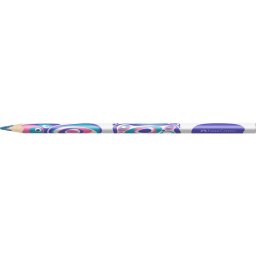 Varázsceruza háromszögletű Faber-Castell pasztell írásszínek türkiz, rózsaszín, lila