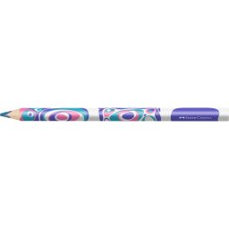Varázsceruza háromszögletű Jumbo Faber-Castell pasztell színek türkiz, rózsaszín, lila