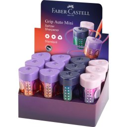 Hegyező GRIP mini tartályos Faber-Castell vegyes színátmenetes színben égkék-rózsa, türkiz-kék