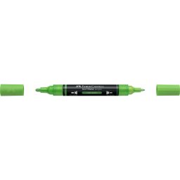 Akril marker kétvégű MULTIMARK 112 Faber-Castell levélzöld