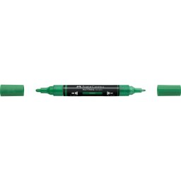 Akril marker kétvégű MULTIMARK 316 Faber-Castell zöld
