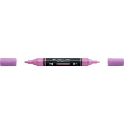 Akril marker kétvégű MULTIMARK 119 Faber-Castell világos magenta