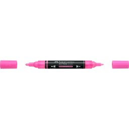 Akril marker kétvégű MULTIMARK 329 Faber-Castell pink