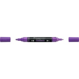 Akril marker kétvégű MULTIMARK 136 Faber-Castell levendula