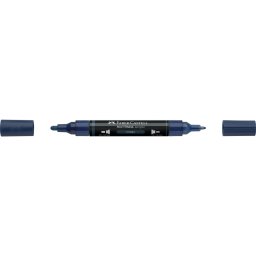 Akril marker kétvégű MULTIMARK 450 Faber-Castell indigókék