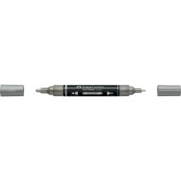 Akril marker kétvégű MULTIMARK 251 Faber-Castell ezüst