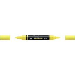Akril marker kétvégű MULTIMARK 256 Faber-Castell neon sárga