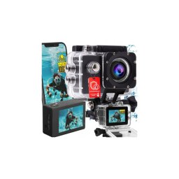 HD Vízálló sportkamera WIFI 30m PRO GO LCD kijelző és konzol tartó tok