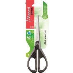 MAPED Olló, irodai, 17 cm, MAPED "Essentials Green"
