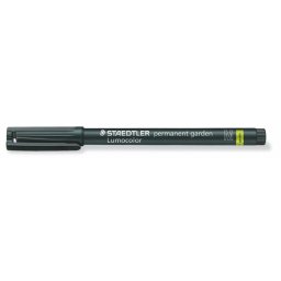 STAEDTLER Alkoholos marker, 1 mm, kúpos, STAEDTLER "Lumocolor(R) garden 319 GM", fekete