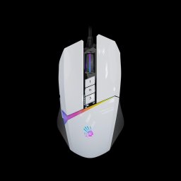 A4tech Bloody Mouse W60 Max Activated, háttérvilágítású játék egér, 12000 DPI, USB, fehér