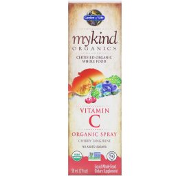 Garden of Life C-vitamin spray, Cseresznye-mandarin, 58 ml