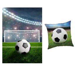 Focis Stadion Viewers polár takaró és párna szett, 2 részes